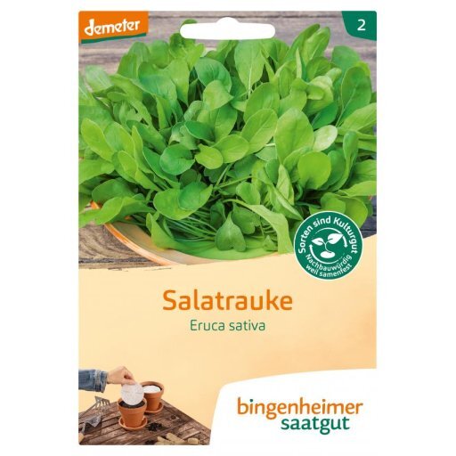 Rucola Salatrauke - Saatscheibe, Tüten
