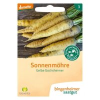 Sonnenmöhre Gelbe Gochsheimer bioverita, Tüten