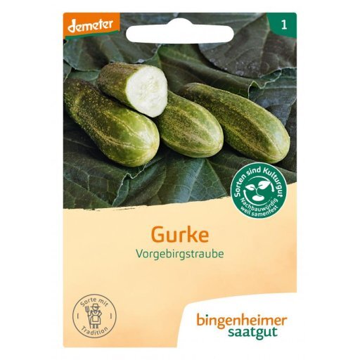 Einlegegurke Vorgebirgstrauben, Tüten