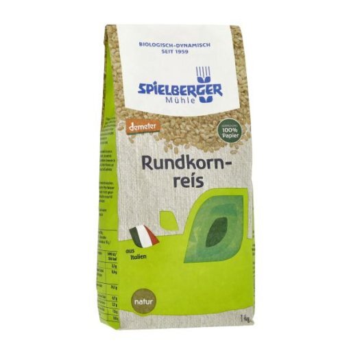 Rundkornreis natur DEMETER, 1kg