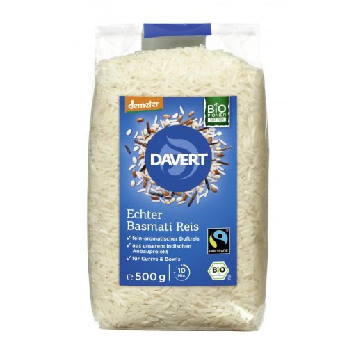 Basmati Reis weiß DEMETER FairTrade, 500g
