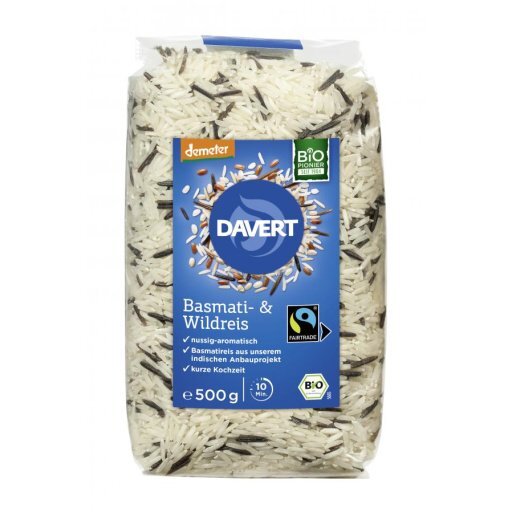 Basmati weiß & Wildreis-Mischung DEMETER FairTrade, 500g