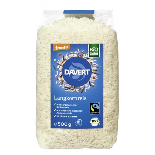 Langkornreis weiß FairTrade DEMETER, 500g