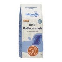 Reisvollkornmehl DEMETER glutenfrei, 500g