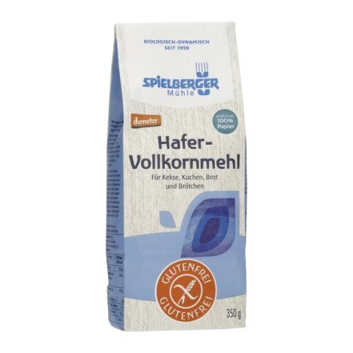 Hafermehl DEMETER glutenfrei, 350g