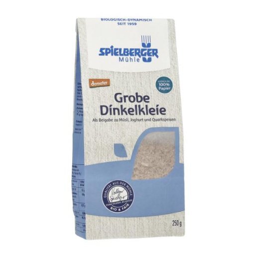 Dinkelkleie grob DEMETER, 250g