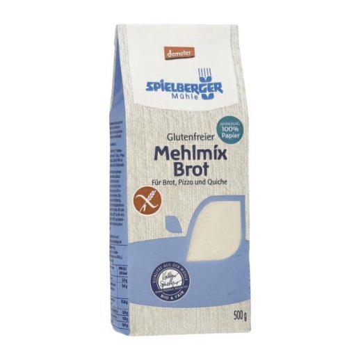 Mehlmix Brot dunkel glutenfrei DEMETER, 500g