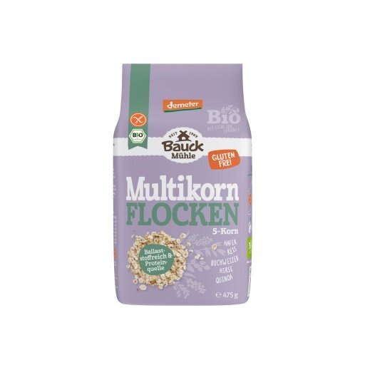 5-Korn Flocken glutenfrei DEMETER, 475g