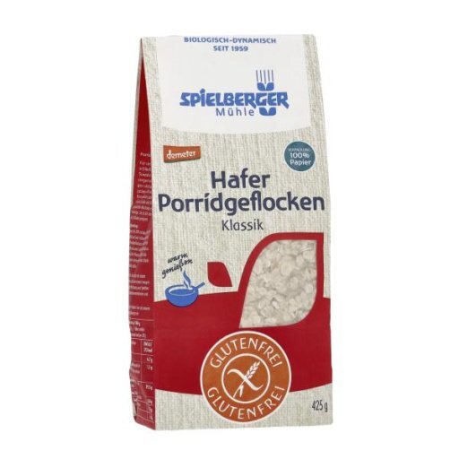 Porridgeflocken Klassik Hafer glutenfrei DEMETER, 425g