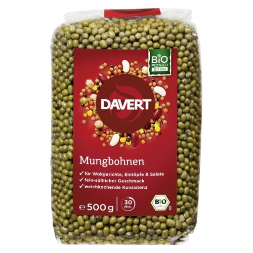 Mungbohnen grün, 500g