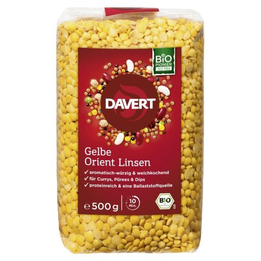 Gelbe Orientlinsen, 500g