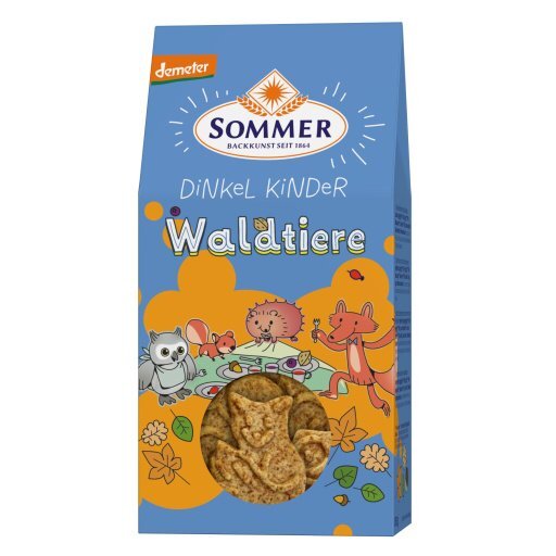 Dinkelkeks - Kinder Waldtiere DEMETER, 150g
