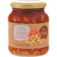 Weiße Bohnen in Tomatensauce, 350g