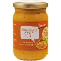 Senf mittelscharf DEMETER, 175ml