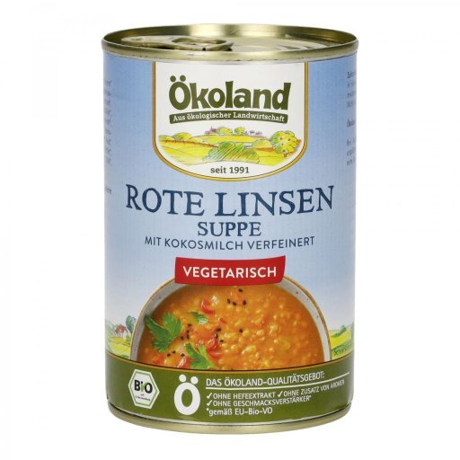 Rote Linsensuppe vegetarisch, 400g