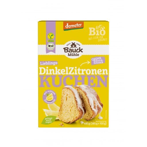 Backmischung Dinkel-Zitronenkuchen DEMETER, 485g