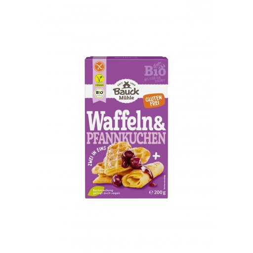 Backmischung Waffeln & Pfannkuchen glutenfrei, 200g