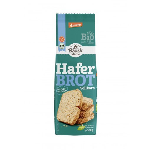 Brotbackmischung Haferbrot glutenfrei DEMETER, 500g