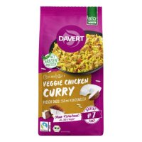 Veggie Chicken Curry auf Erbsenproteinbasis, 120g