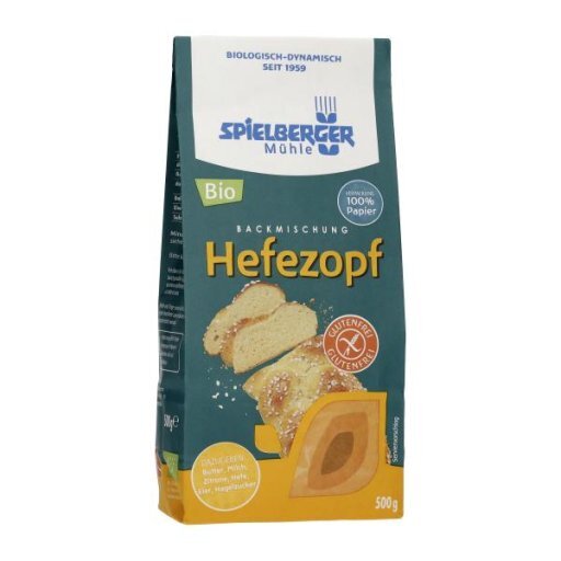 Backmischung Hefezopf glutenfrei, 500g