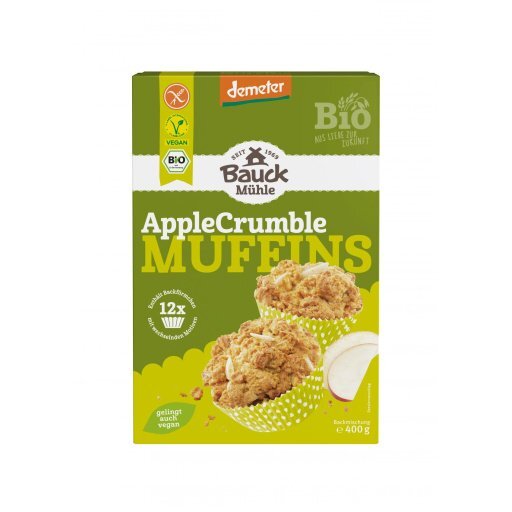 Backmischung Apple Crumble Muffins glf.DEMETER, 400g
