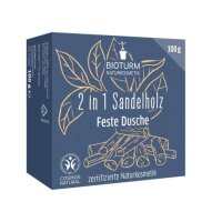 Feste Dusche Sandelholz 2-in-1, 100g