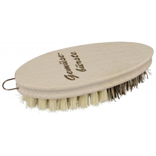 Holz-Gemüsebürste mit 2 Borstenstärken, Stück