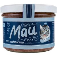 Mau Premium Katzenfutter im Glas - Pute &...
