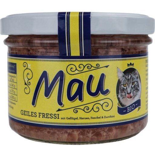 Mau Premium Katzenf. i.Glas-Geiles Fressi Geflügel, 200g