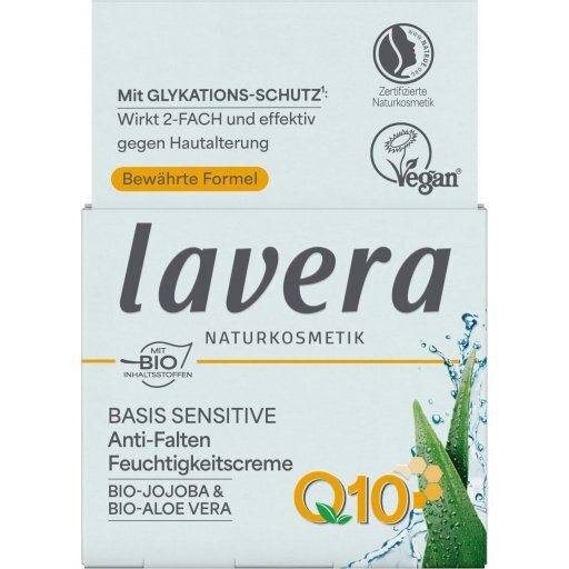 Anti-Falten Feuchtigkeitscreme Q10 basis sensitiv, 50ml