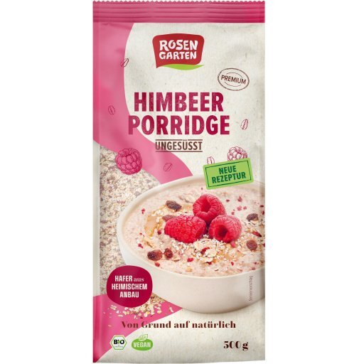 Himbeer Porridge ungesüßt, 500g