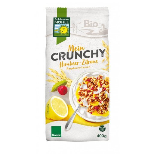 Mein Crunchy Himbeer-Zitrone BIOLAND, 400g