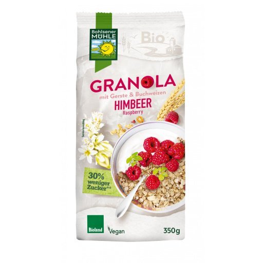 Granola Himbeere BIOLAND, 350g