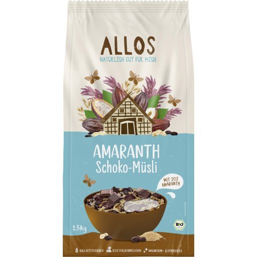 Amaranth Schoko Müsli - Vorrat, 1.5kg
