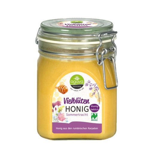 Vielblütenhonig Bügelglas NATURLAND, 1kg
