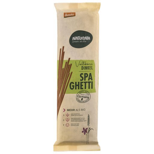 Dinkel-Vollkorn-Spaghetti DEMETER, 500g