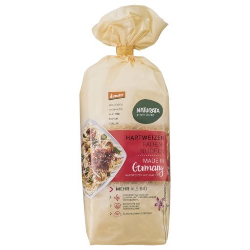 Fadennudeln hell DEMETER, 250g