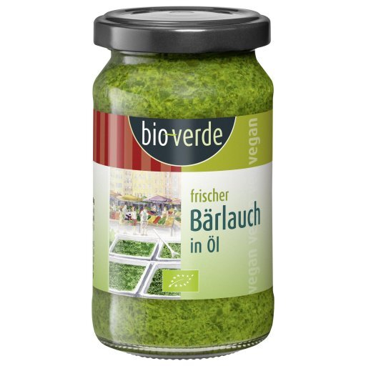 Frischer Bärlauch in Öl vegan, 165g