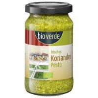 Frisches Pesto Koriander mit Ingwer vegan, 165g