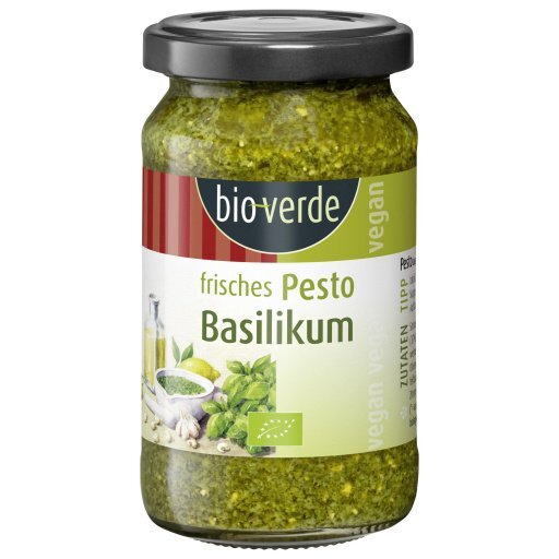 Frisches Pesto Basilikum vegan, 165g