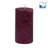 Stearin-Stumpenkerze dunkelrot 90x50mm, Stück