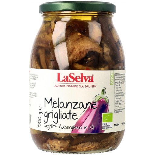 Auberginen gegrillt in Öl, 1kg