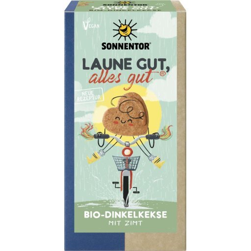 Laune gut, alles gut - Kekse aus Dinkel, 125g