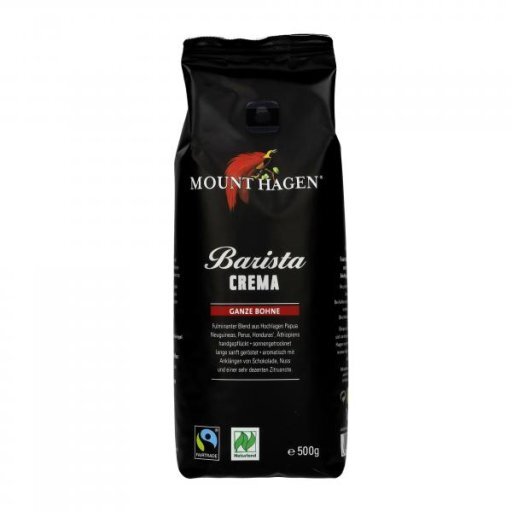 Barista Crema Röstkaffee FairTrade ganze Bohne, 500g