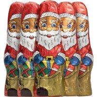 Weihnachtsmann Vollmilch massiv, 5x12.5g