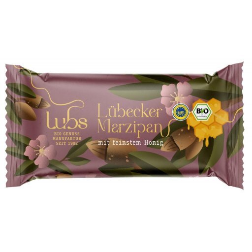 Lübecker Honigmarzipan ohne Überzug, 250g