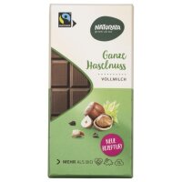 Chocolat Vollmilch ganze Haselnuss, 100g