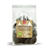 Lebkuchenherzen Zartbitter mit Kirschfüllung vegan,...