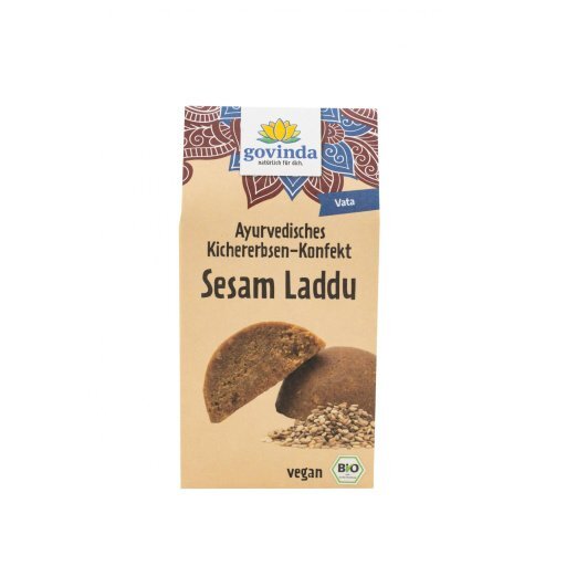 Sesam Laddu Ayurvedisches Kichererbsenkonfekt, 120g