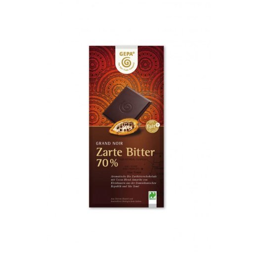 Zarte Bitter 70% FairTrade, 100g